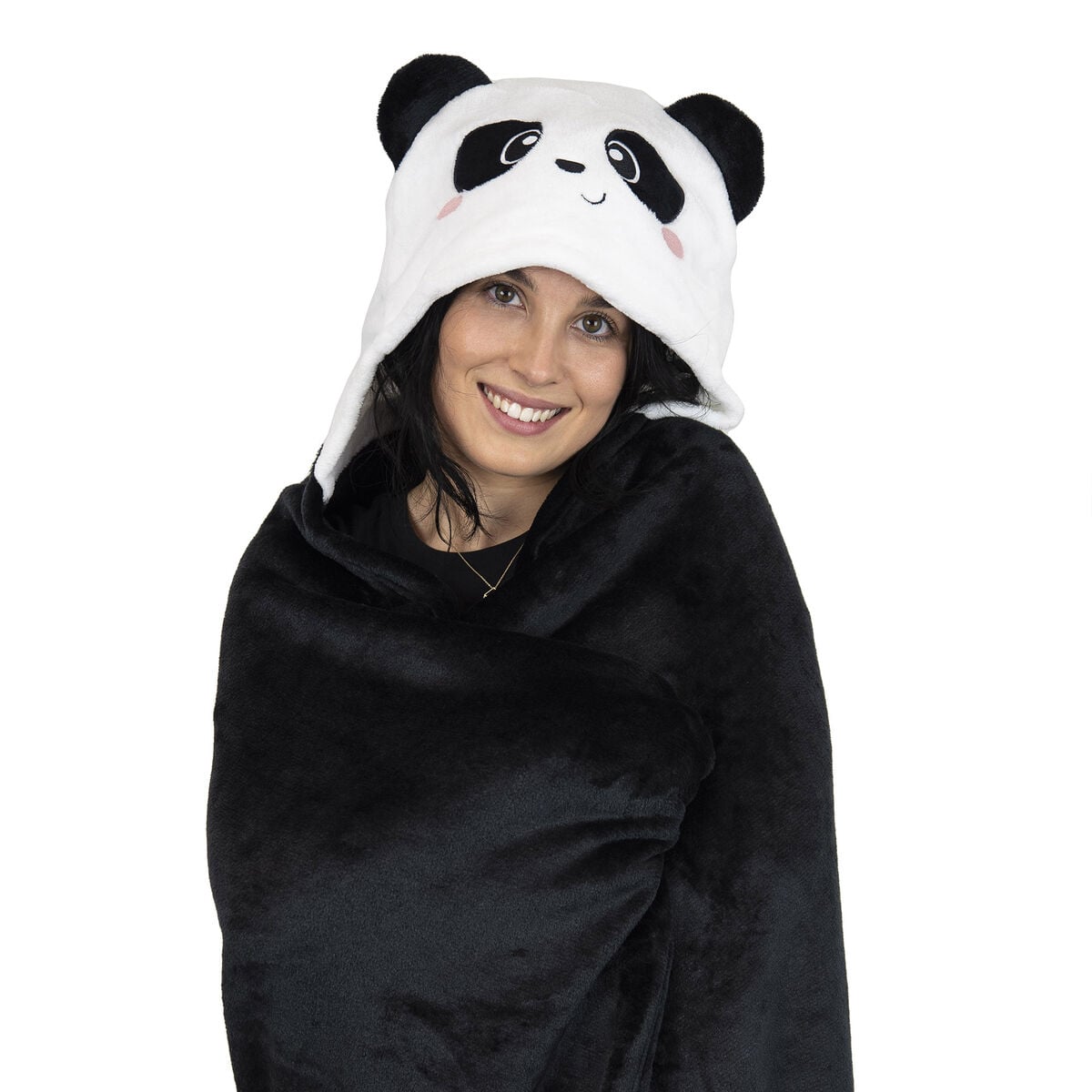 Legami - Panda Hooded Blanket - Cosy Hugs