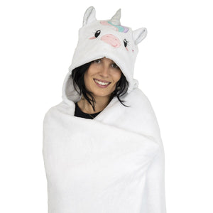 Legami - Einhorn Hooded Blanket - Cosy Hugs