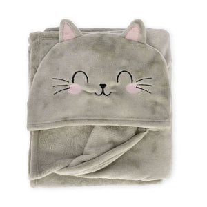 Legami - Kitty Hooded Blanket - Cosy Hugs