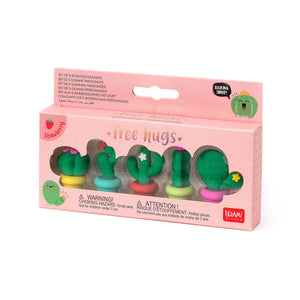 Legami - Free Hugs - 5'li Set Scented Erasers