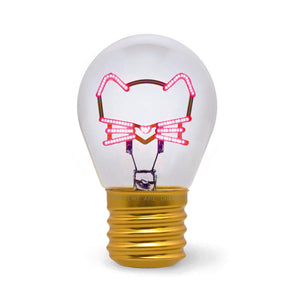 Legami - Dekoratif Lightbulb-Shaped Table Lamp - Kitty - Bulb Fiction
