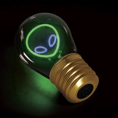 Legami - Dekorative Lightbulb-Shaped Table Lamp - Alien - Bulb Fiction