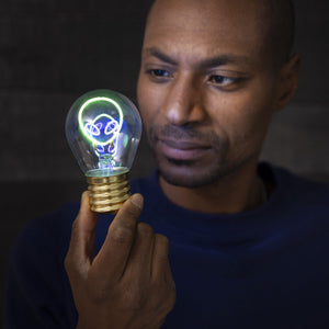 Legami - Dekorative Lightbulb-Shaped Table Lamp - Alien - Bulb Fiction