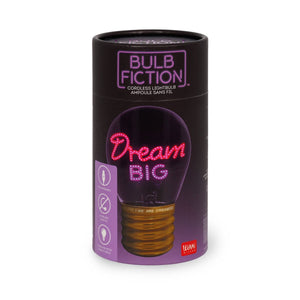 Legami - Dekoratif Lightbulb-Shaped Table Lamp - Dream Big - Bulb Fiction