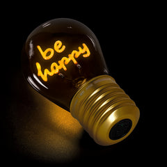 Legami - Dekoratif Lightbulb-Shaped Table Lamp - Be Mutlu - Bulb Fiction