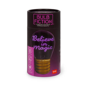 Legami - Dekoratif Lightbulb-Shaped Table Lamp - Believe in Sihir - Bulb Fiction