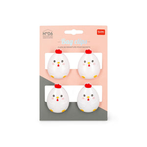 Legami - 4'lü Seti Çanta Clips - Hen