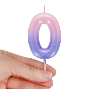 Legami - Pink Geburtstag Cake Candle - 0 - Alles Gute zum Geburtstag Candle