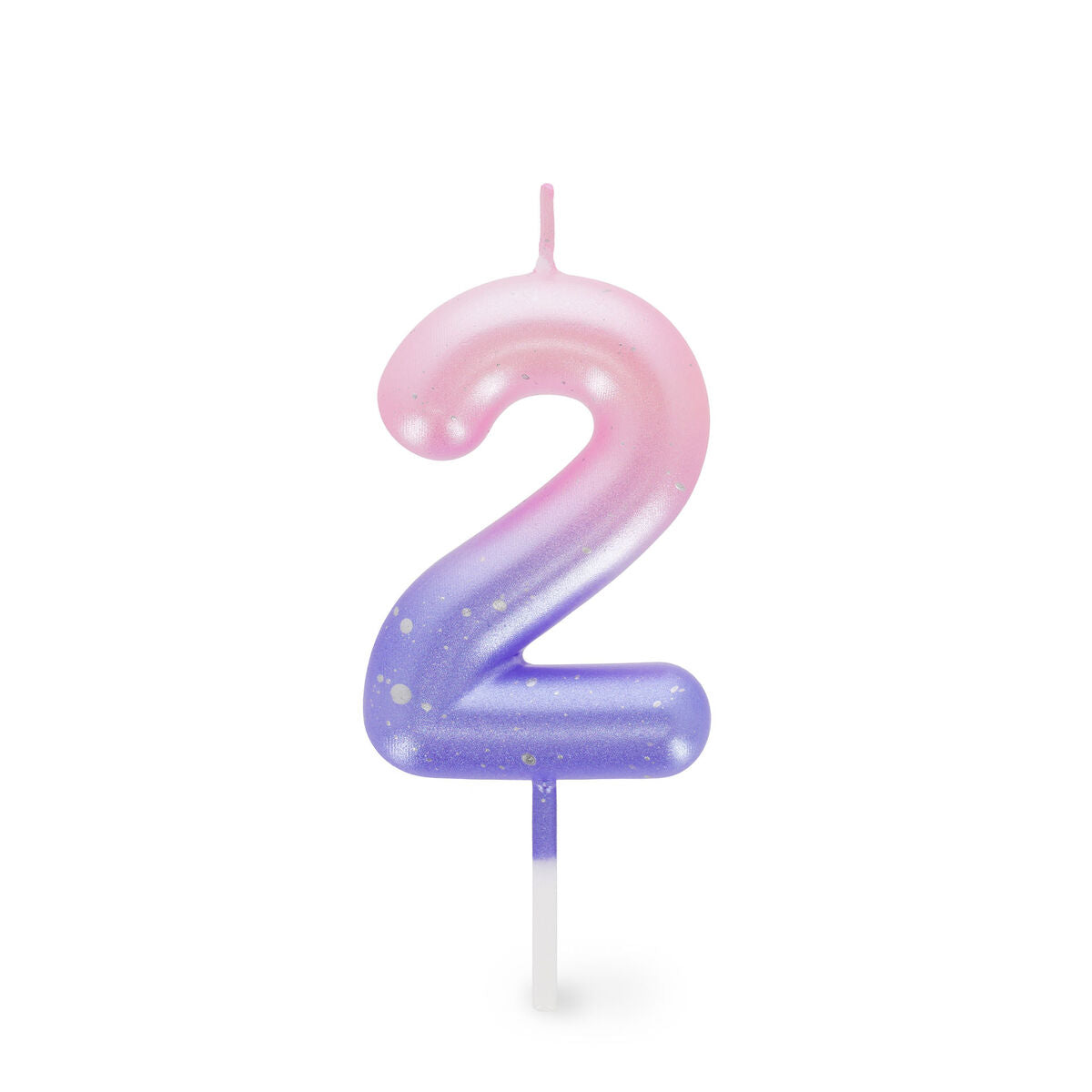 Legami - Pink Doğum Günü Cake Candle - 2 - Mutlu Doğum Günü Candle
