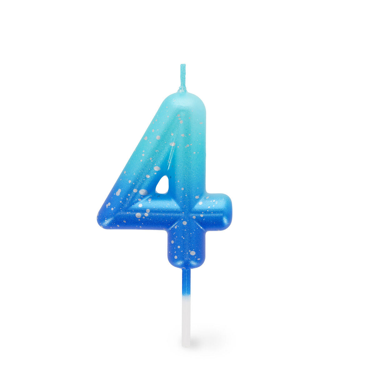 Legami - Blue Geburtstag Cake Candle - 4 - Alles Gute zum Geburtstag Candle