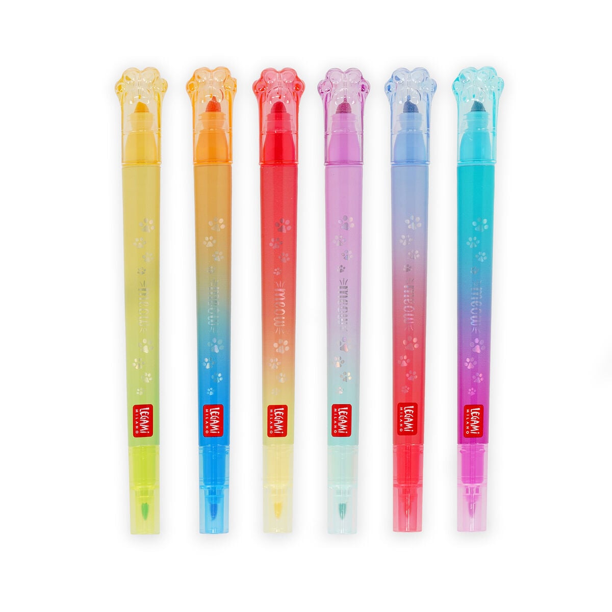 Legami - 6er-Set Dual-Tip Layering-Marker - Meow