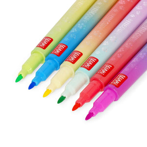 Legami - 6er-Set Dual-Tip Layering-Marker - Meow