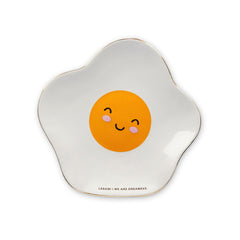 Legami - Hand-Decorated Ceramic Trinket Dish - Egg - Rings & Things
