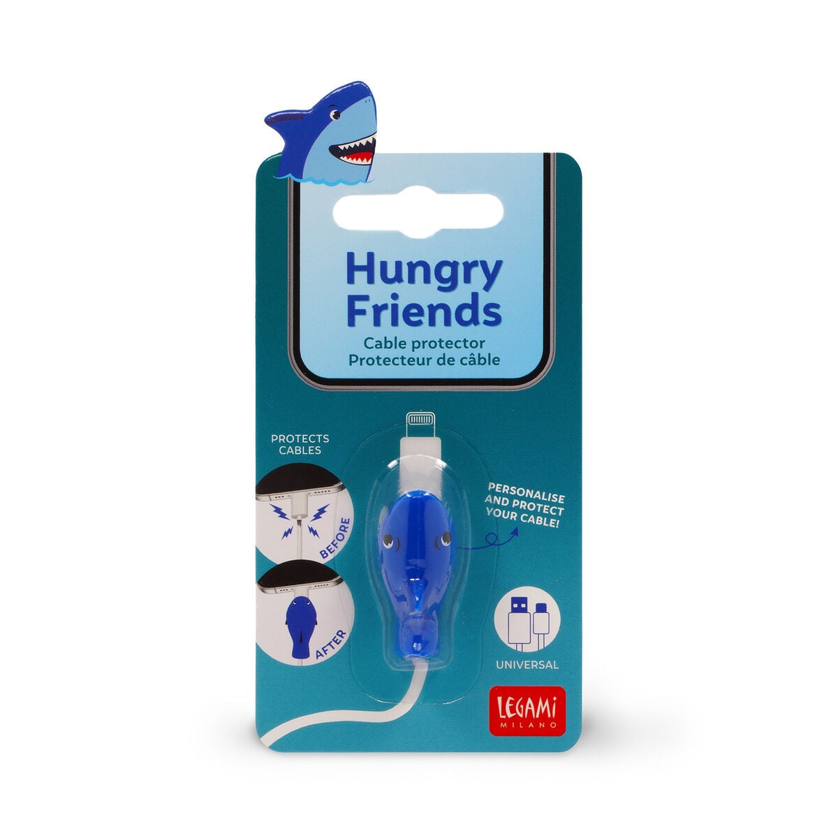 Legami - Shark Cable Protector - Hungry Arkadaşlar