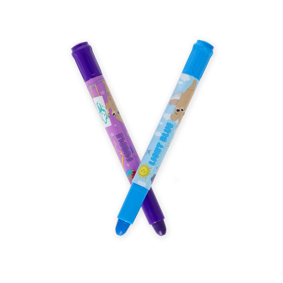 Legami - Seti 12 Twist-up Wax Crayons- Teddy Arkadaşlar