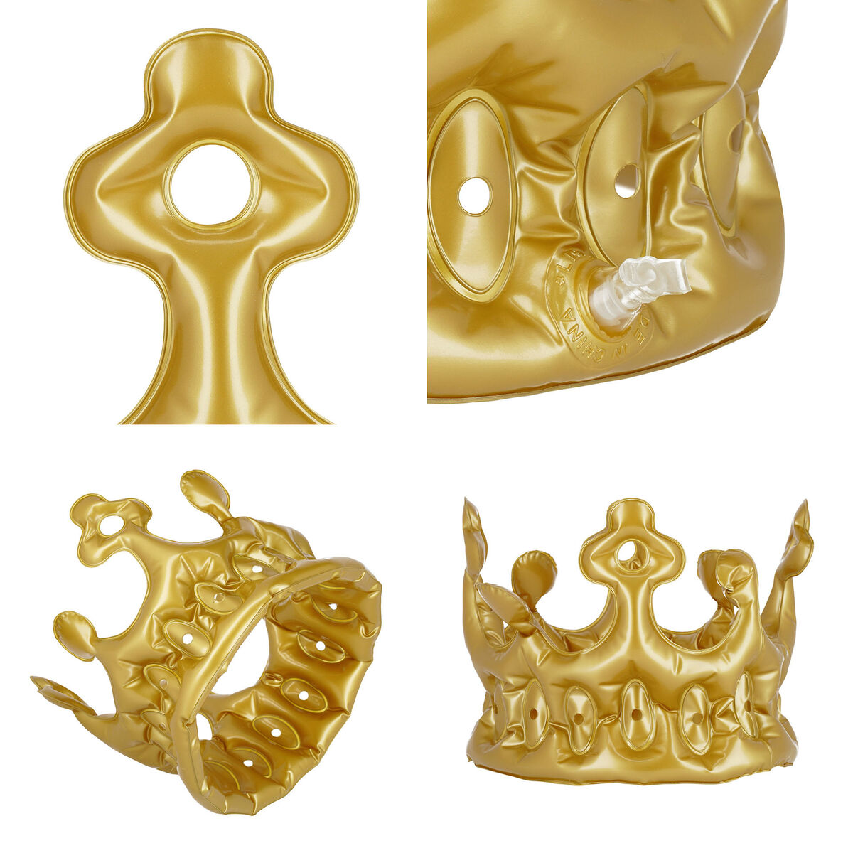Legami - Goldene aufblasbare Krone - Queen - Party Queen