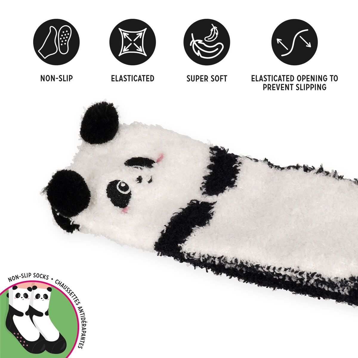 Legami - Rutschfeste Panda-Socken Adults - It's a Match!