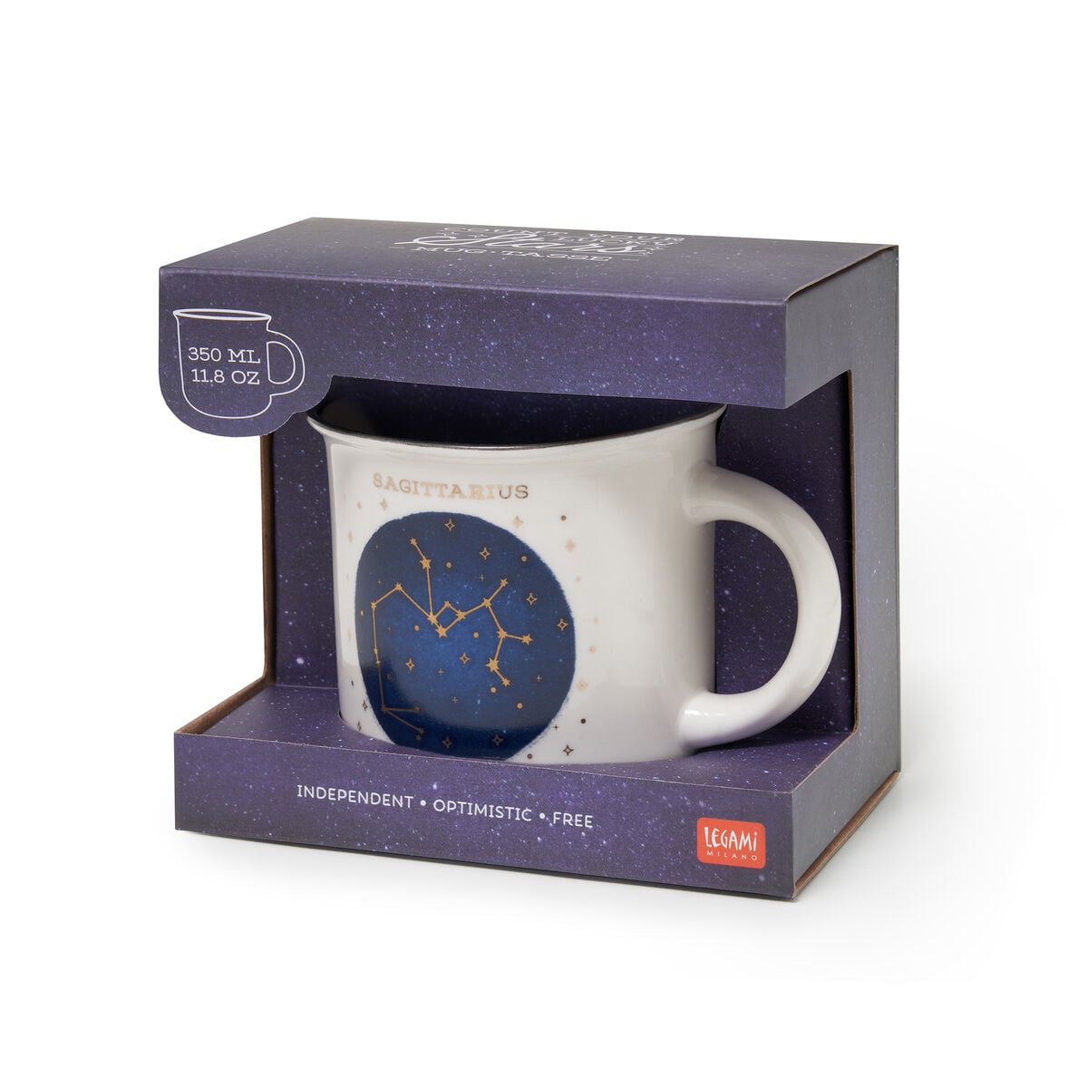 Legami - Porcelain Kupa - Sagittarius - Count Your Lucky Stars