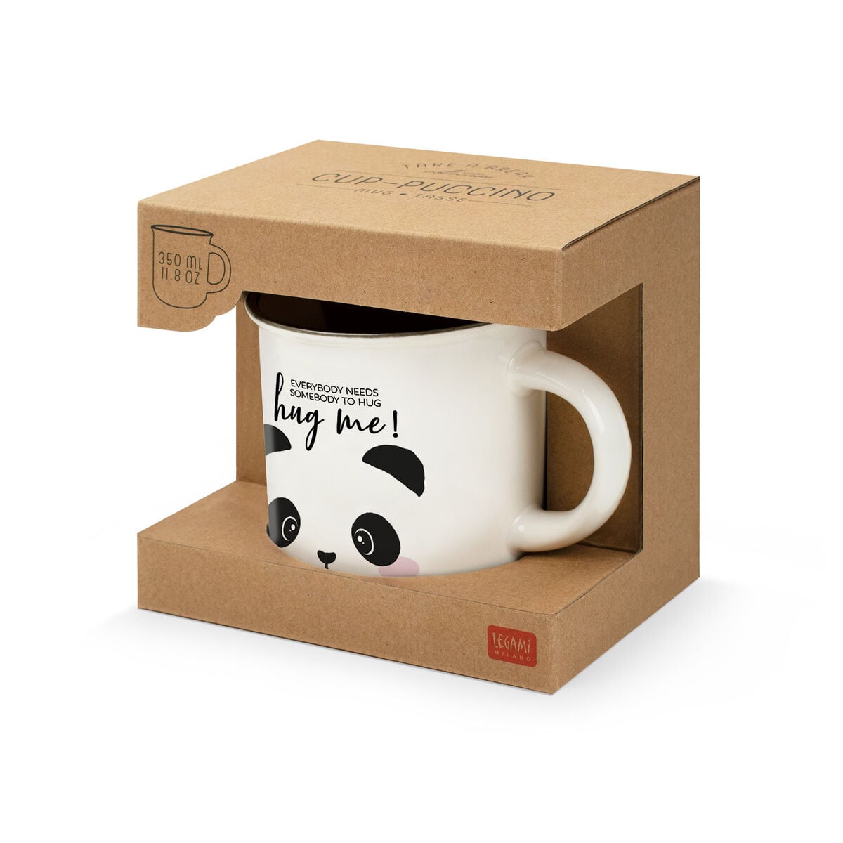 Legami - Porcelain Kupa - Panda - Cup-Puccino