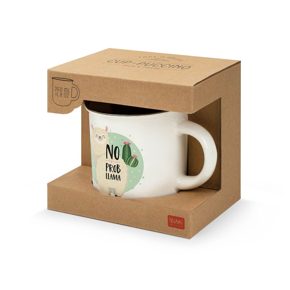 Legami - Porcelain Becher - Llama - Cup-Puccino