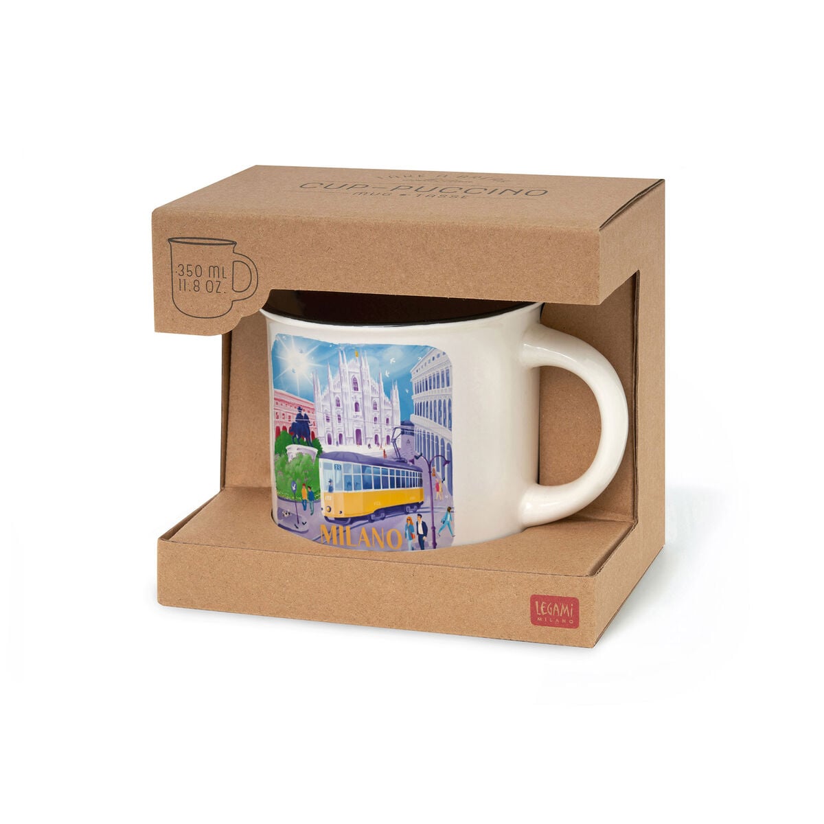 Legami - Porcelain Kupa - Milan - Cup-Puccino