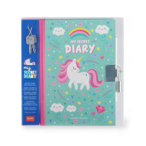 Legami - Secret Günlük ile Padlock ve Illustrated Hard Kılıf - Tek Boynuzlu At - My Secret Günlük