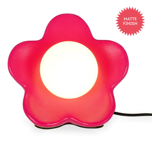 Legami - Mattrosa LED-Tischlampe - Flower Power
