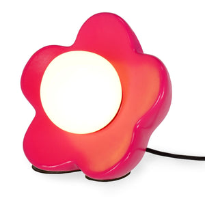 Legami - Mattrosa LED-Tischlampe - Flower Power