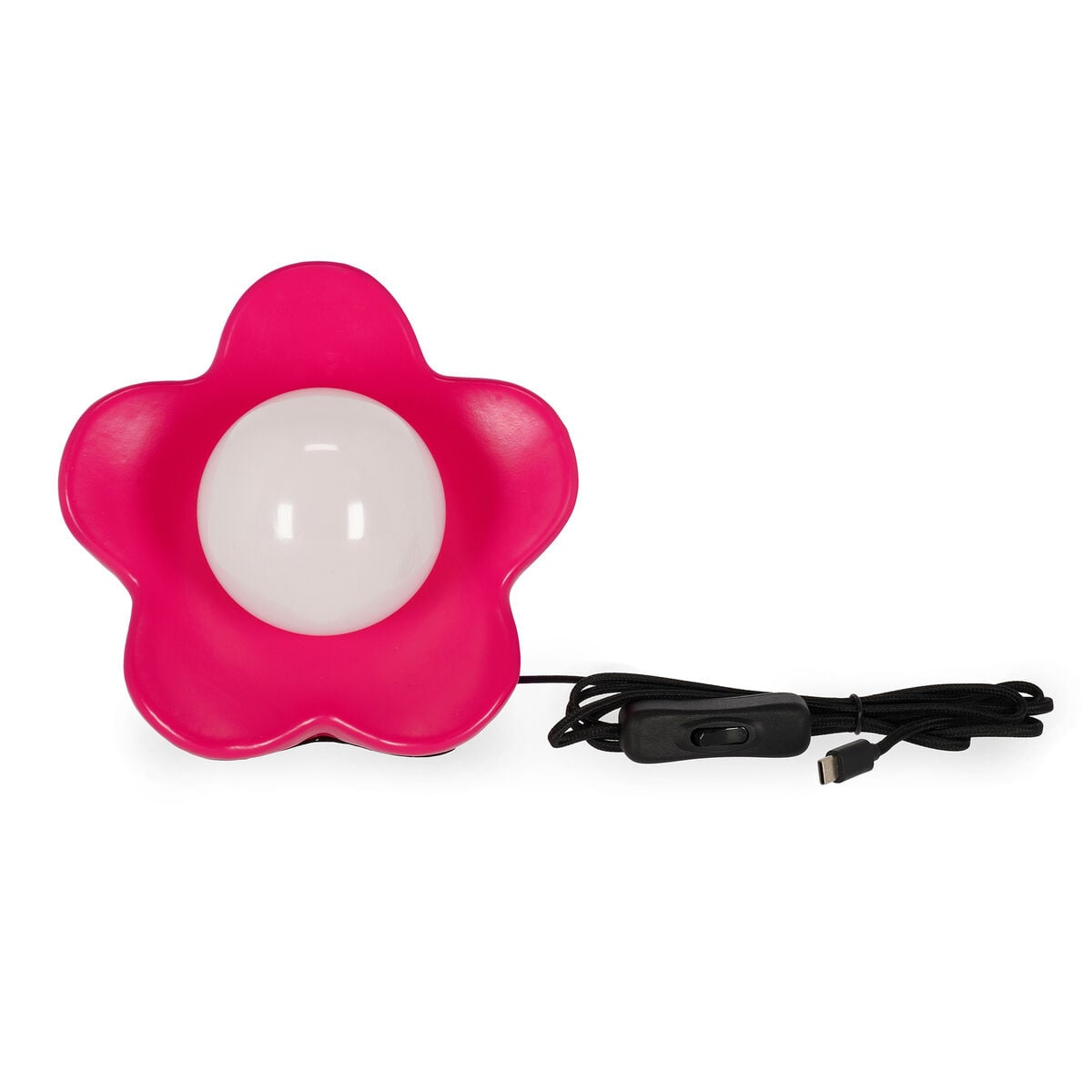 Legami - Mattrosa LED-Tischlampe - Flower Power