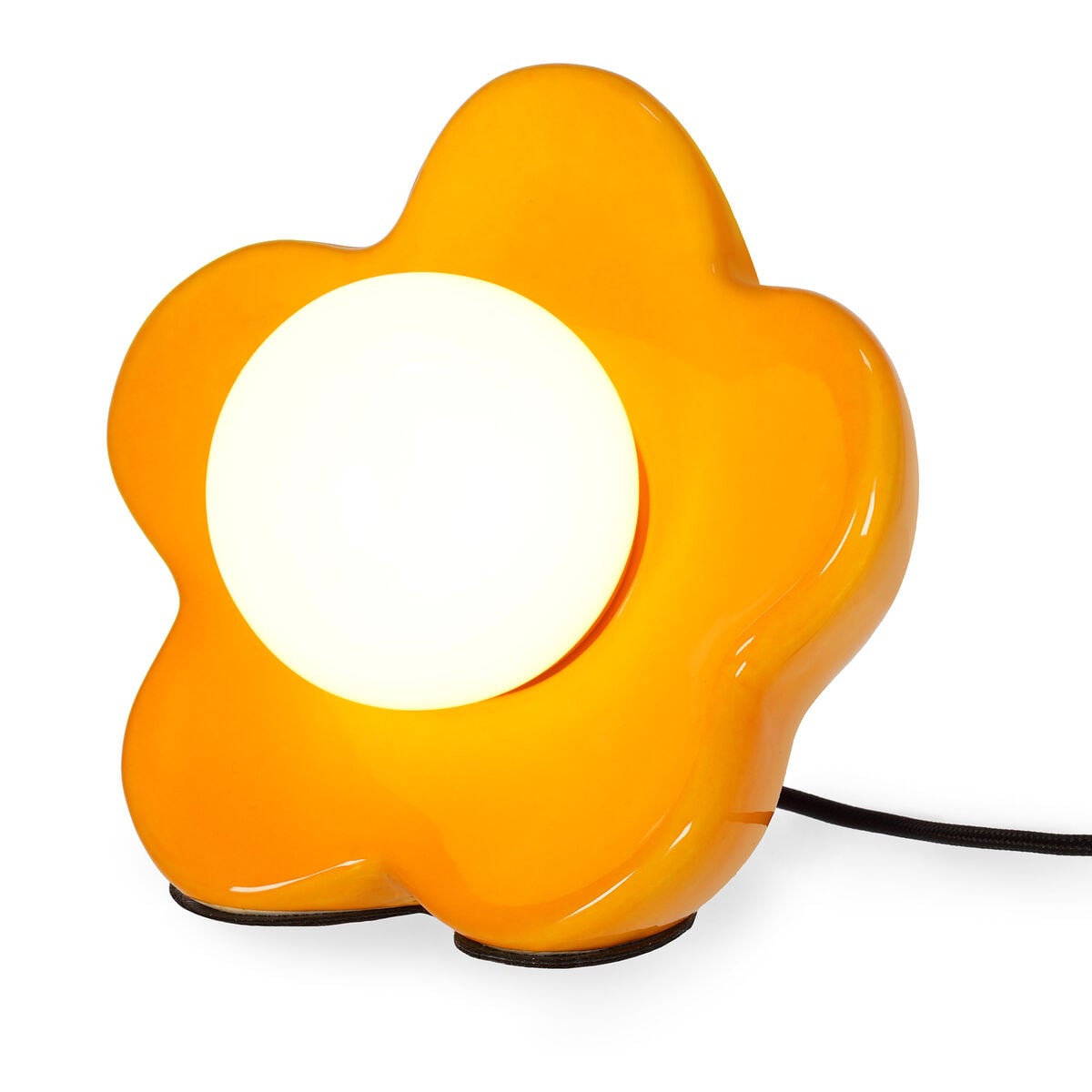 Legami - Shiny Orange Led Table Lamp - Flower Power