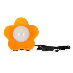 Legami - Shiny Orange Led Table Lamp - Flower Power