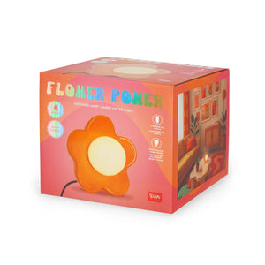 Legami - Shiny Orange Led Table Lamp - Flower Power