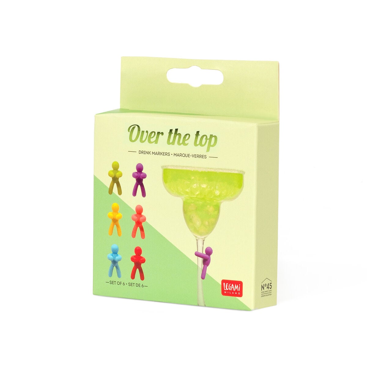 Legami - Seti 6 Drink Markers - Over Top
