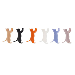 Legami - Set mit 6 Glasmarkern - Kitty Multicolour - Meow