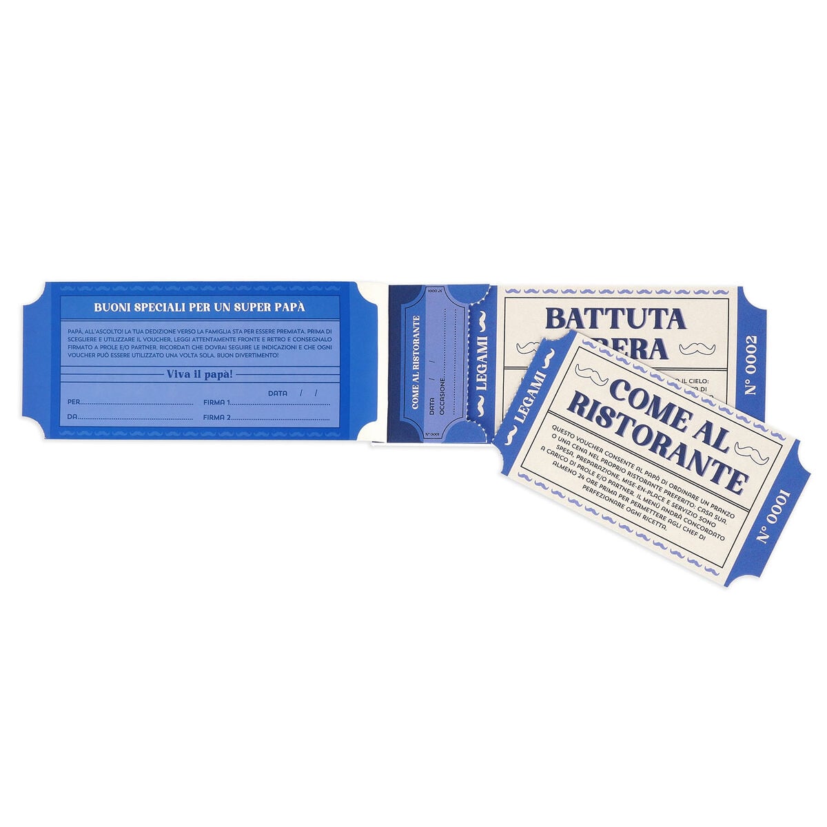 Legami - Buch 24 Vouchers Dad - Italian - Gift Vouchers
