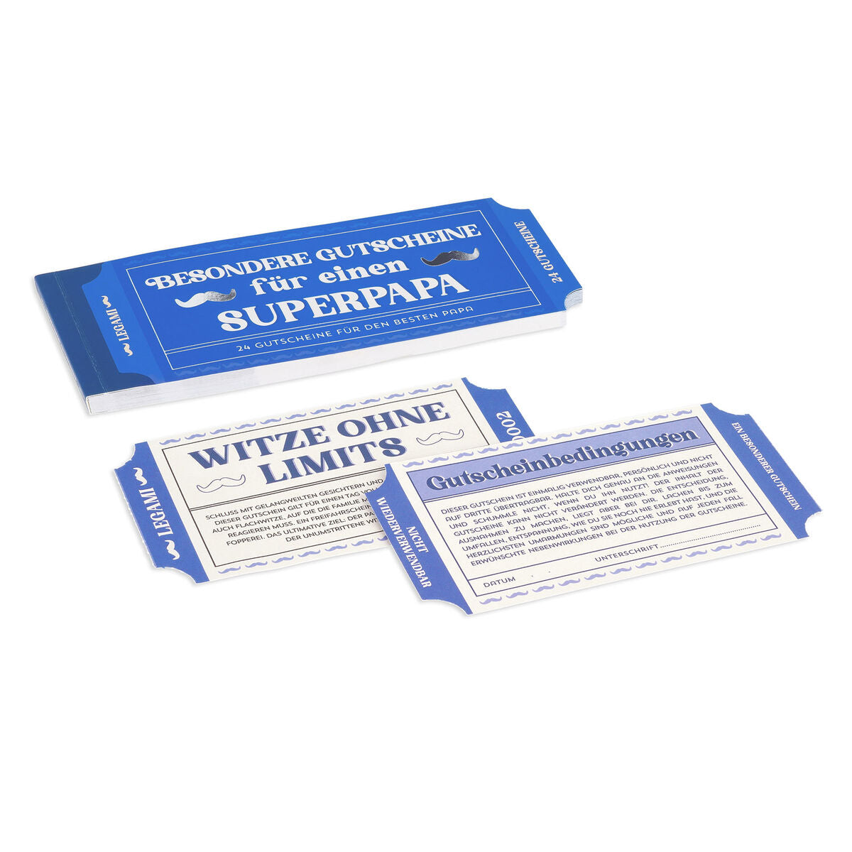 Legami - Kitap 24 Vouchers Dad - German - Gift Vouchers