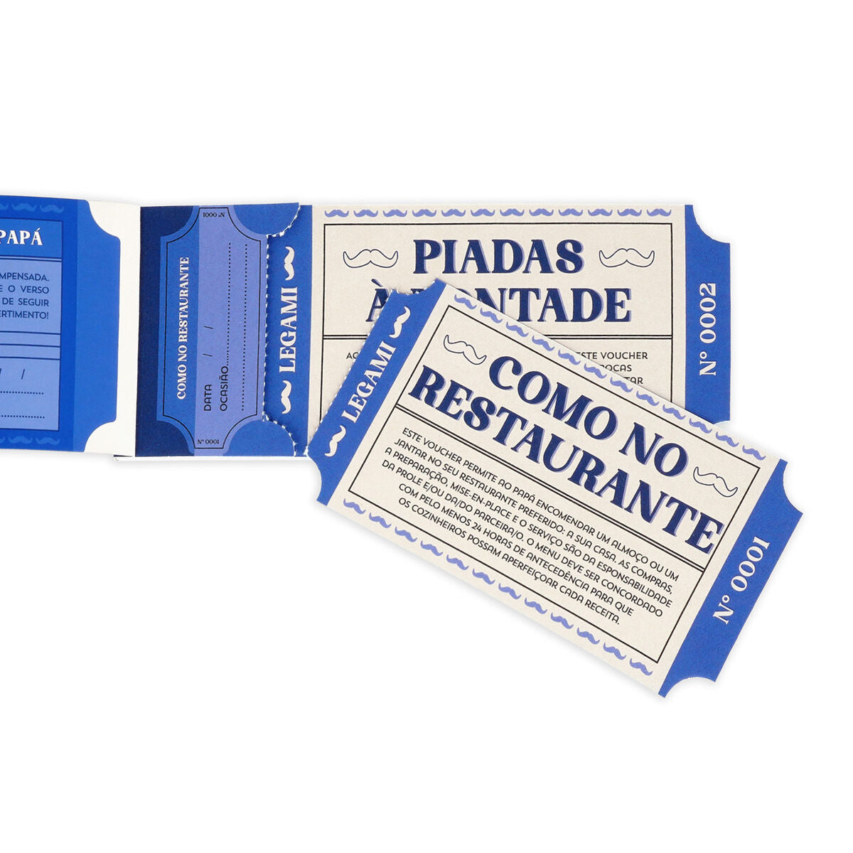 Legami - Buch 24 Vouchers Dad - Portuguese - Gift Vouchers