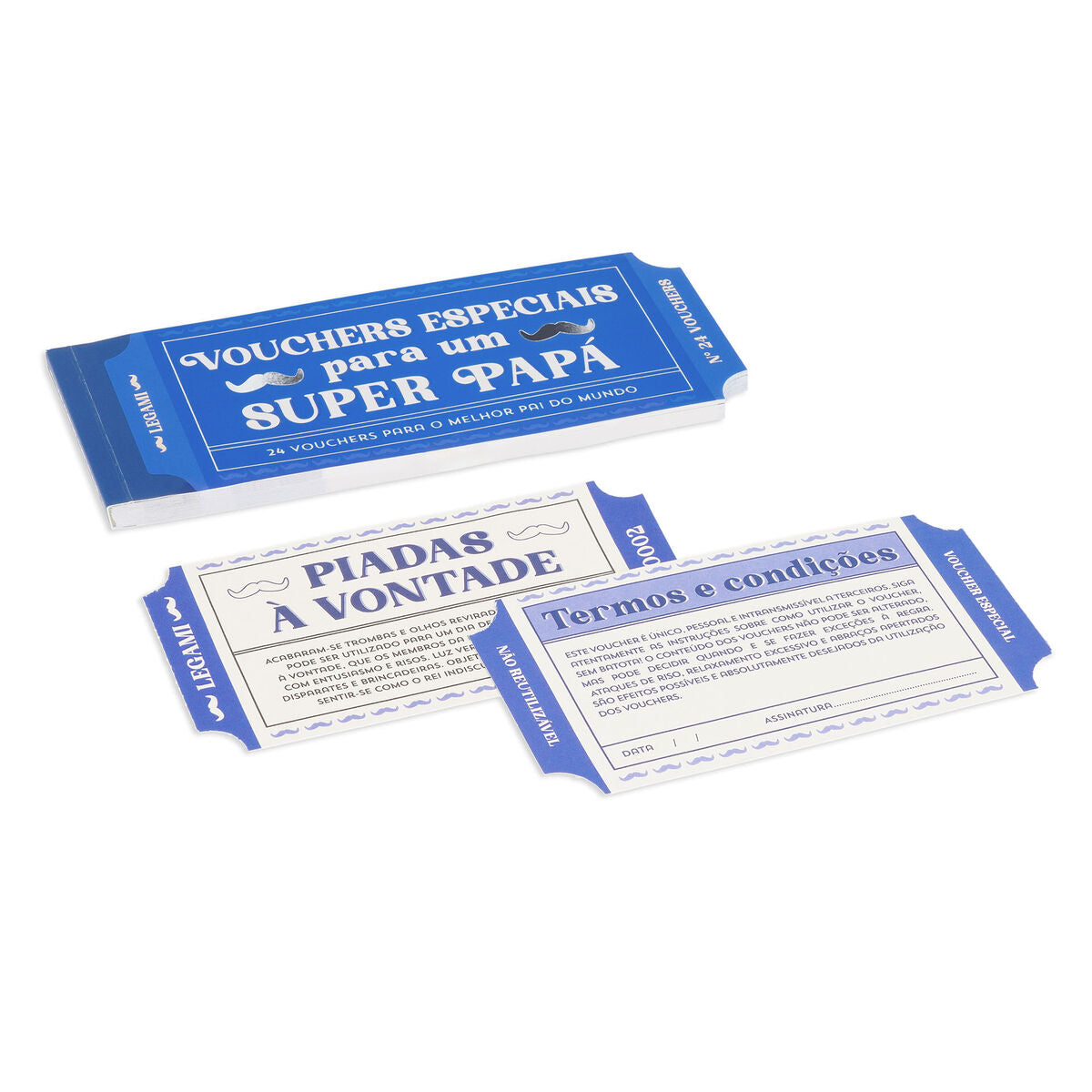 Legami - Buch 24 Vouchers Dad - Portuguese - Gift Vouchers