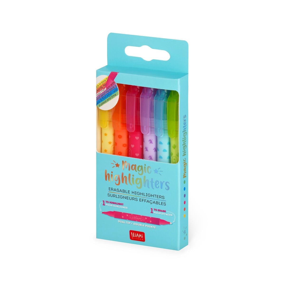 Legami - Seti 6 Erasable Highlighters