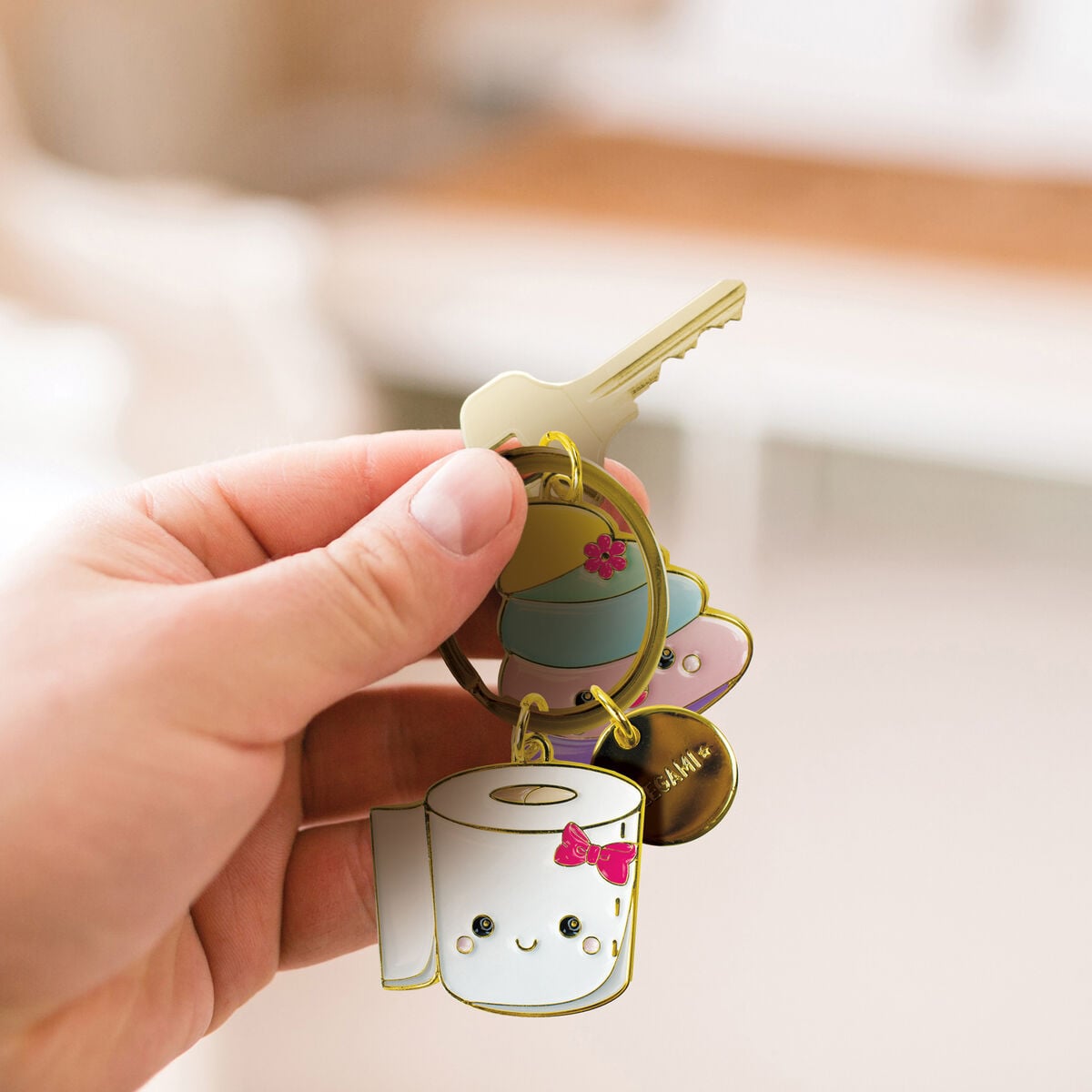 Legami - Enamel Key Chain - Poo - What a Schlüsselanhänger!