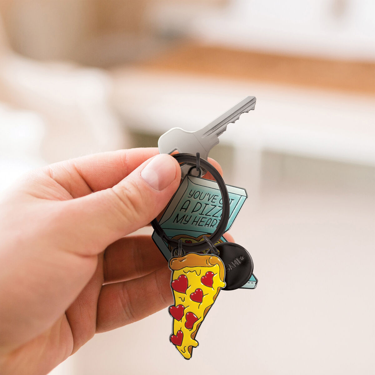 Legami - Enamel Key Chain - Pizza - What a Anahtarlık!