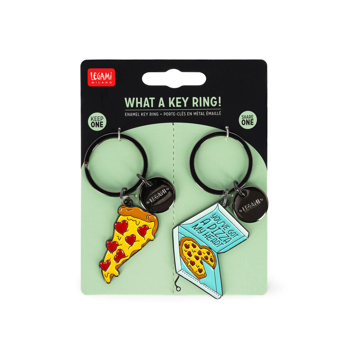 Legami - Enamel Key Chain - Pizza - What a Anahtarlık!