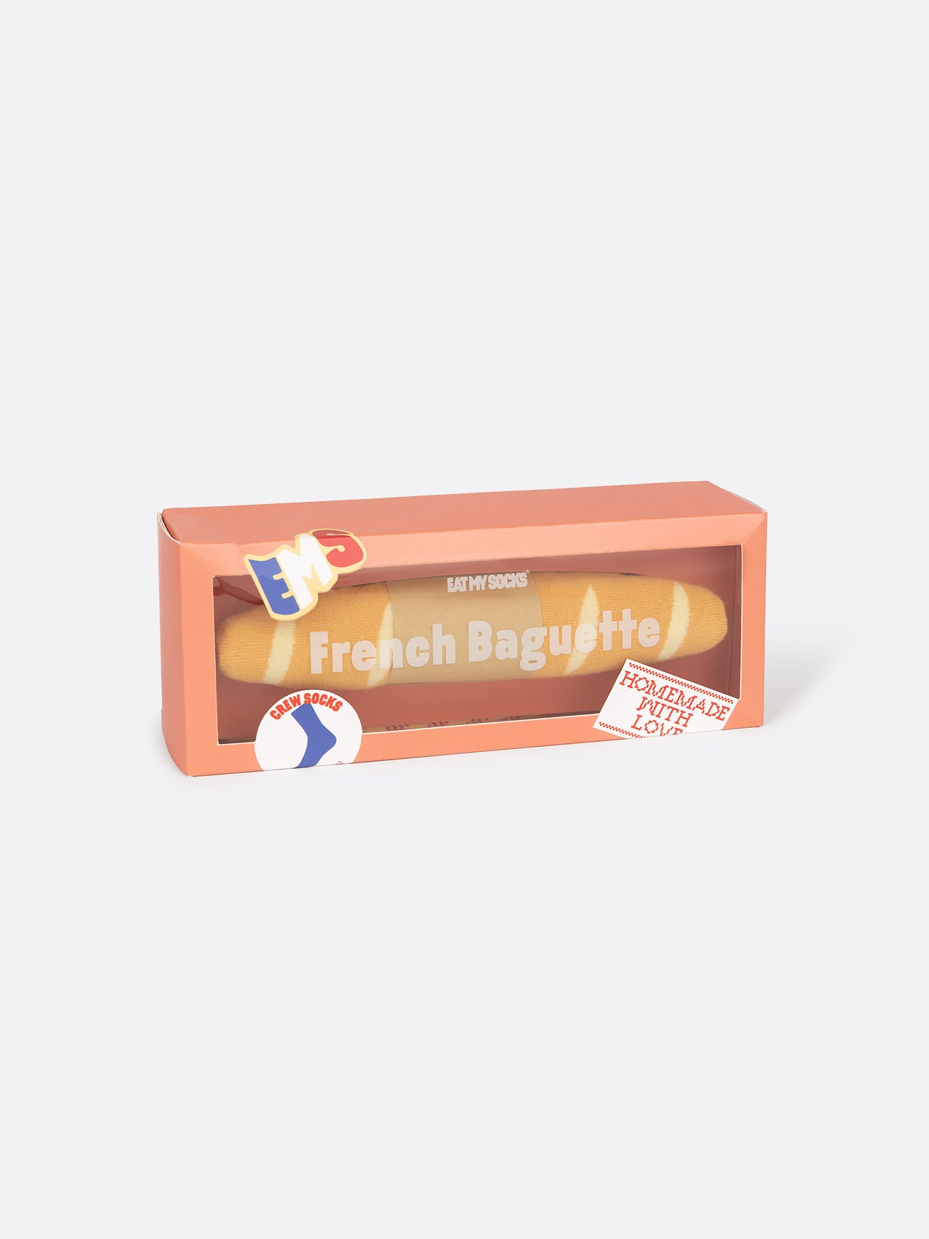 Eat My Socks - Yetişkin Fransız Baget Çorap - Dinossi