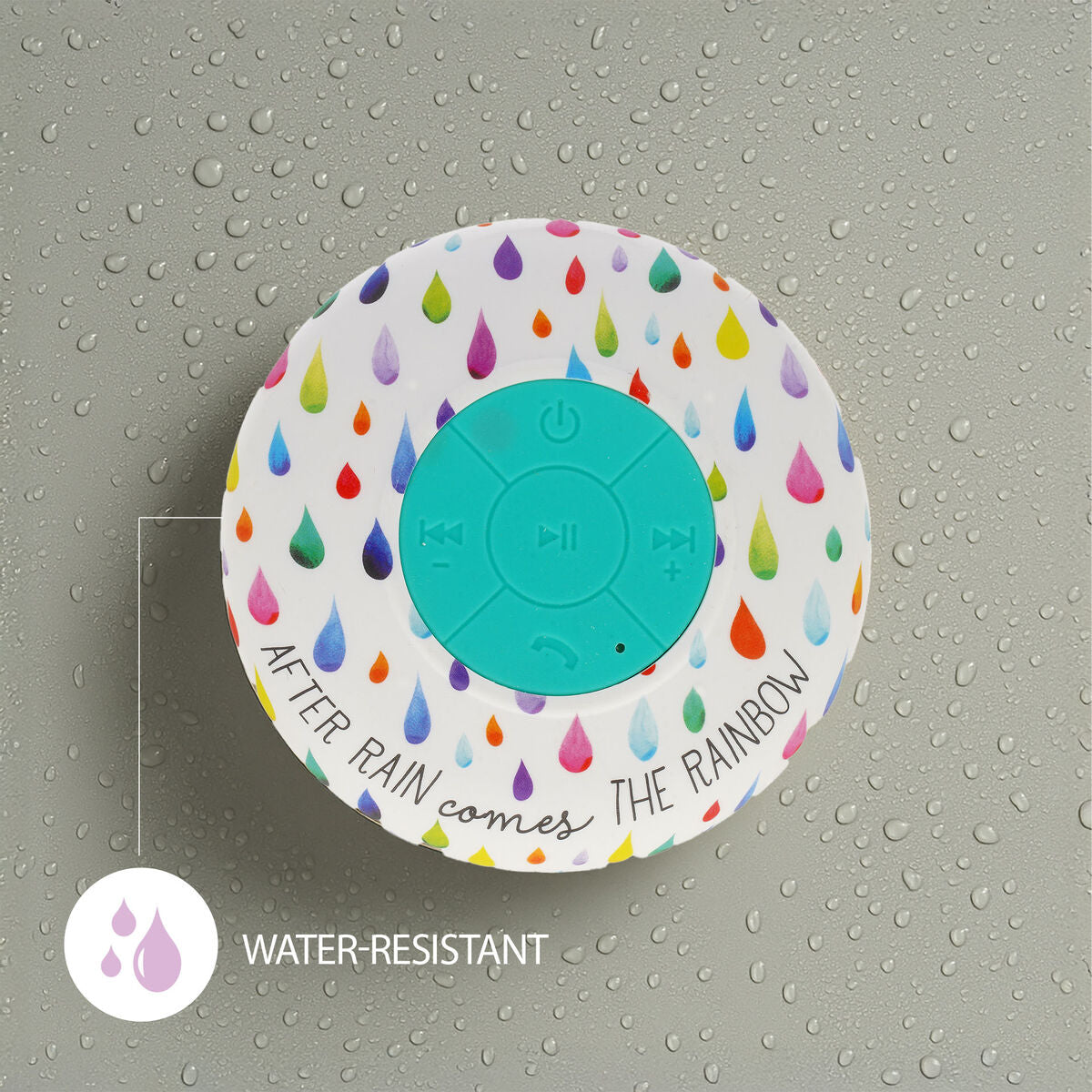 Legami - After Rain wasserabweisender Bluetooth®-Freisprechlautsprecher - Singen unter der Dusche