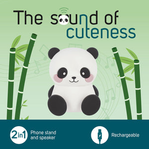 Legami - Kablosuz Speaker ile Standı - Panda - Sound Cuteness