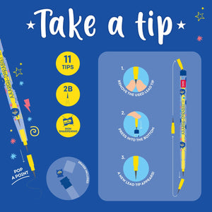 Legami - Monster Stackable Kalem ile Eraser - Take a Tip