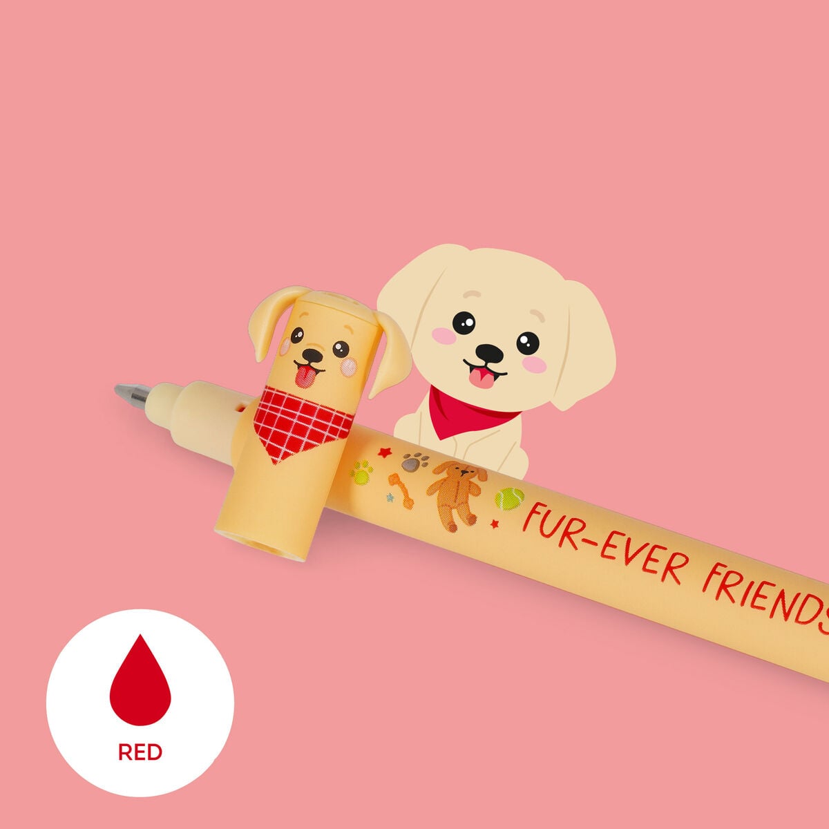 Legami - 3er-Set Erasable Pens - Fur-ever Freunde