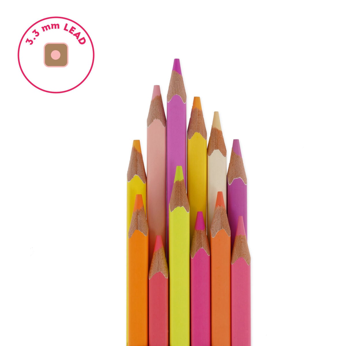 Legami - Seti 12 Colouring Pencils in Sunset Palette - Live Colourfully