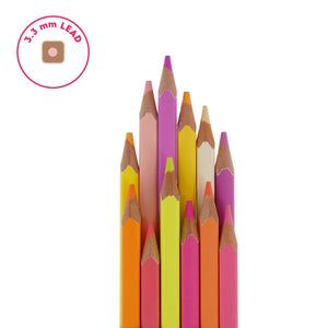 Legami - Seti 12 Colouring Pencils in Sunset Palette - Live Colourfully
