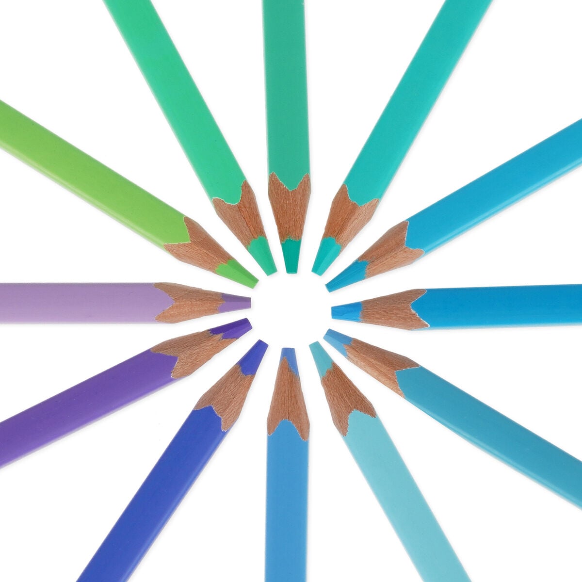 Legami - Seti 12 Colouring Pencils in Ocean Palette - Live Colourfully